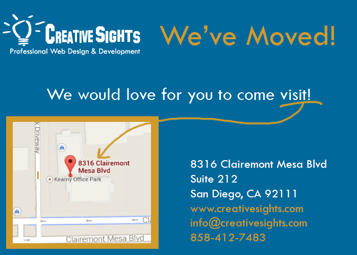 CreativeSights is Growing - Visit our new office!